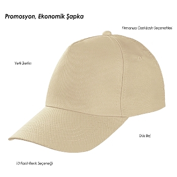 Promosyon Şapka - Bej 